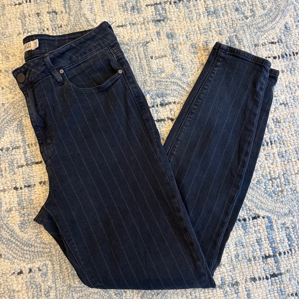 Unpublished Women's Pinstripe Skinny Ankle Jeans 30 Stretch‎